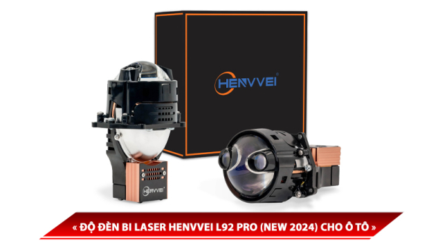 ĐỘ ĐÈN BI LASER HENVVEI L92 PRO (NEW 2024) CHO Ô TÔ